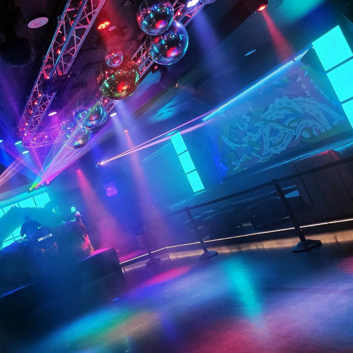 dance floor at Sirocco Nightclub